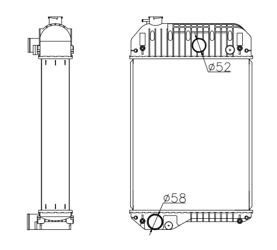 Perkins Generator & Industrial Radiator YF-PE-33