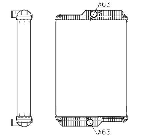 Perkins Generator & Industrial Radiator YF-PE-37
