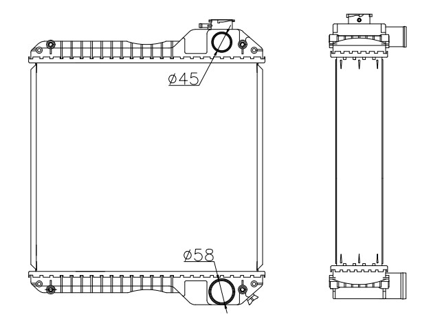 Perkins Generator & Industrial Radiator YF-PE-39