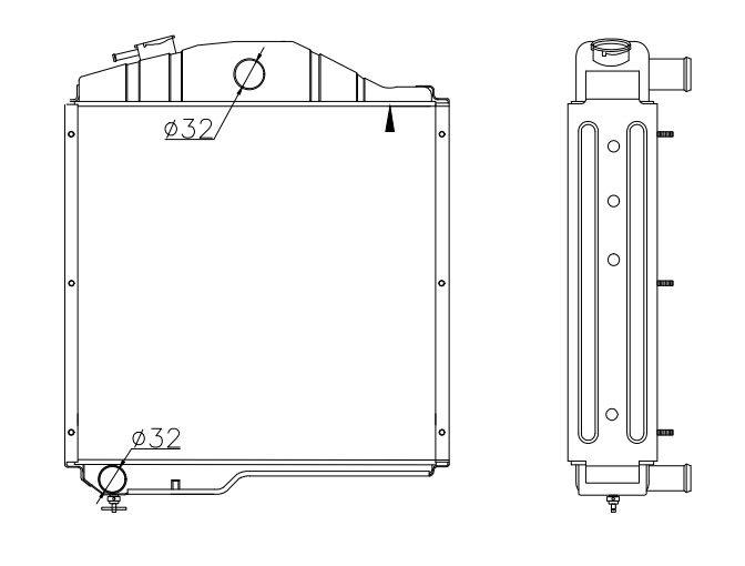 Perkins Generator & Industrial Radiator YF-PE-41