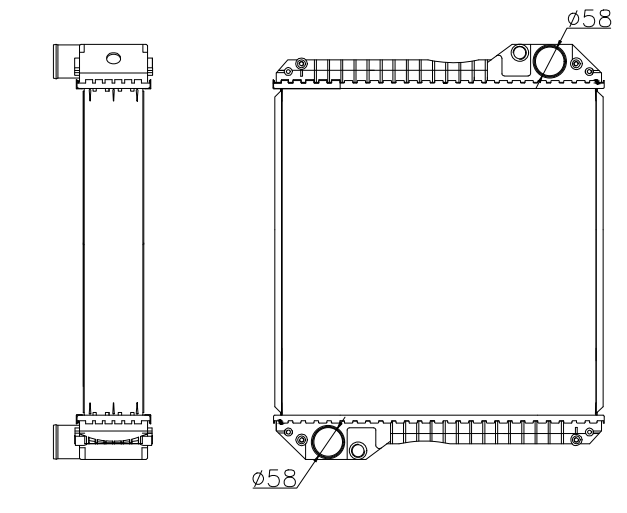 Perkins Generator & Industrial Radiator YF-PE-48