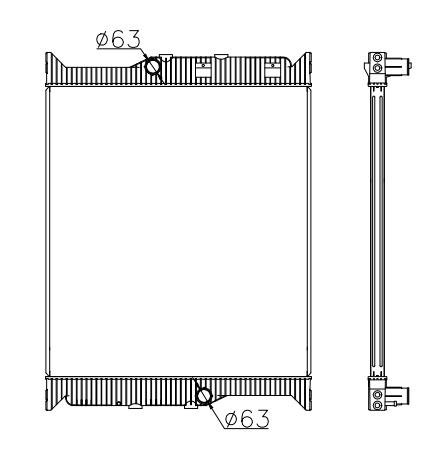 Perkins Generator & Industrial Radiator YF-PE-50