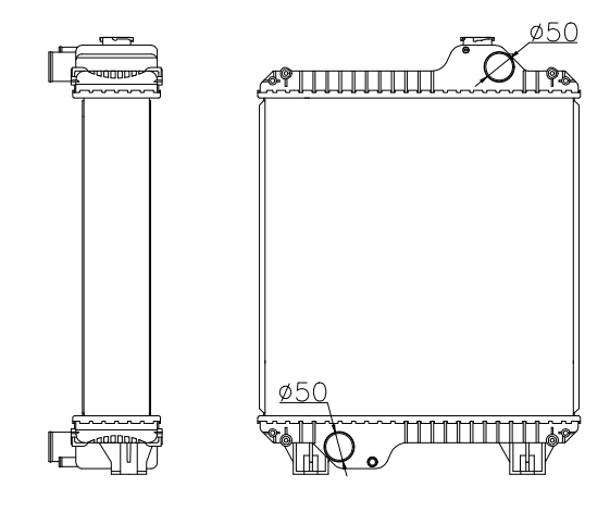 Perkins Generator & Industrial Radiator YF-PE-52