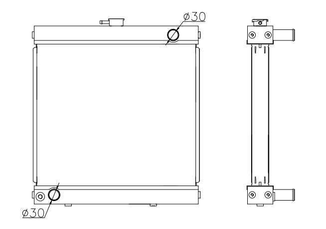 Perkins Generator & Industrial Radiator YF-PE-55