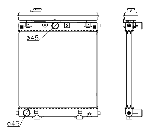Perkins Generator & Industrial Radiator YF-PE-61