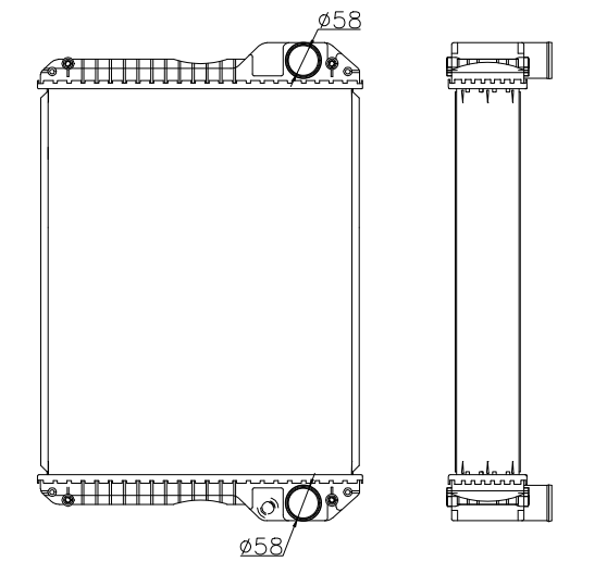 Perkins Generator & Industrial Radiator YF-PE-65