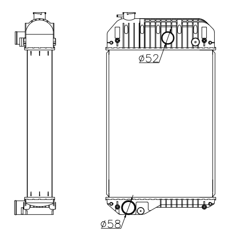 Perkins Generator & Industrial Radiator YF-PE-66