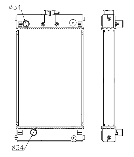 Perkins Generator & Industrial Radiator YF-PE-67