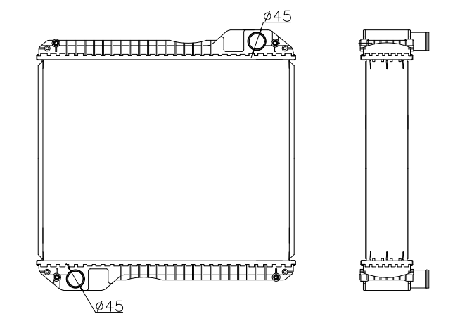 Perkins Generator & Industrial Radiator YF-PE-69