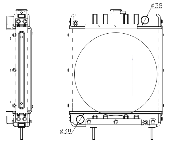 Perkins Generator & Industrial Radiator YF-PE-71
