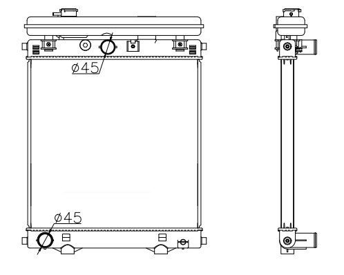 Perkins Generator & Industrial Radiator YF-PE-73