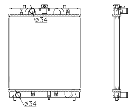 Perkins Generator & Industrial Radiator YF-PE-77