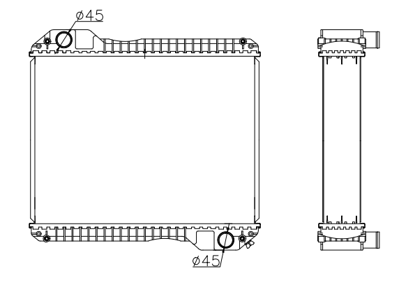 Perkins Generator & Industrial Radiator YF-PE-78