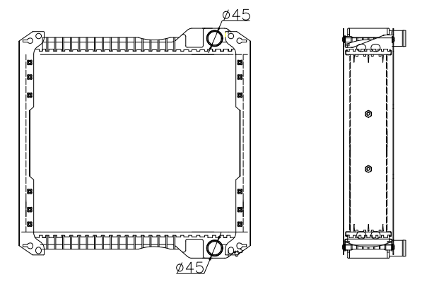 Perkins Generator & Industrial Radiator YF-PE-79