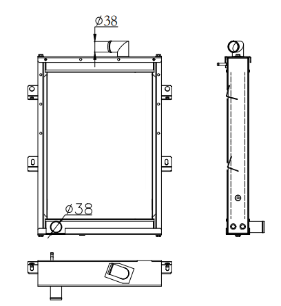 Perkins Generator & Industrial Radiator YF-PE-84