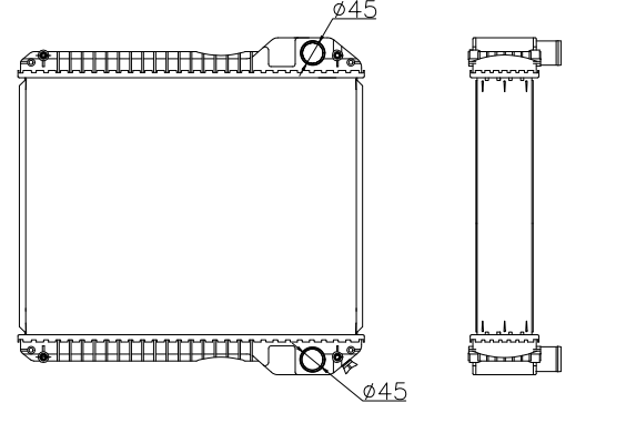 Perkins Generator & Industrial Radiator YF-PE-89
