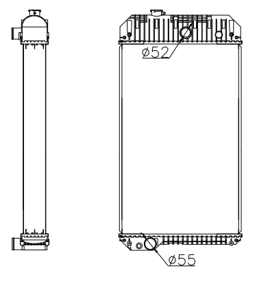 Perkins Generator & Industrial Radiator YF-PE-91