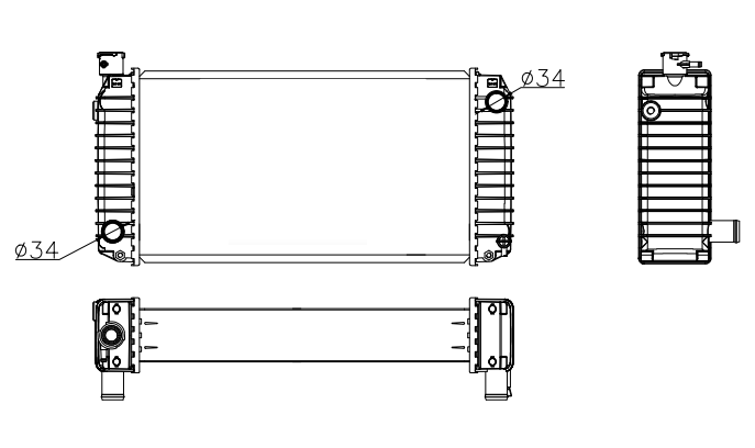 Perkins Generator & Industrial Radiator YF-PE-93