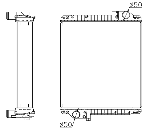 Perkins Generator & Industrial Radiator YF-PE-98