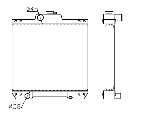 Perkins Generator & Industrial Radiator YF-PE-99