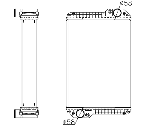 Perkins Generator & Industrial Radiator YF-PE-100