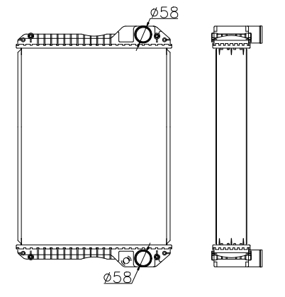 Perkins Generator & Industrial Radiator YF-PE-101
