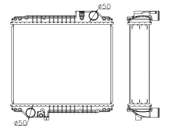 Perkins Generator & Industrial Radiator YF-PE-107