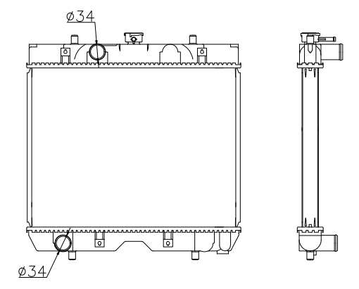 Perkins Generator & Industrial Radiator YF-PE-109