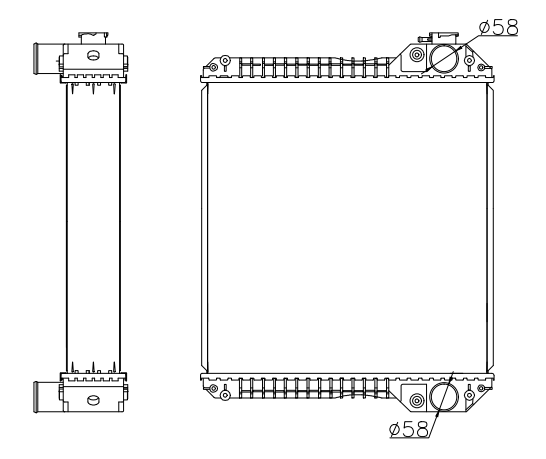 Perkins Generator & Industrial Radiator YF-PE-112