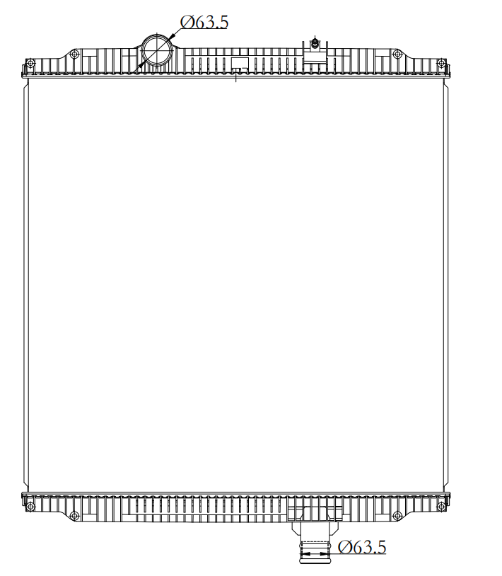 Peterbilt Trucks Truck Radiator YF-PT006