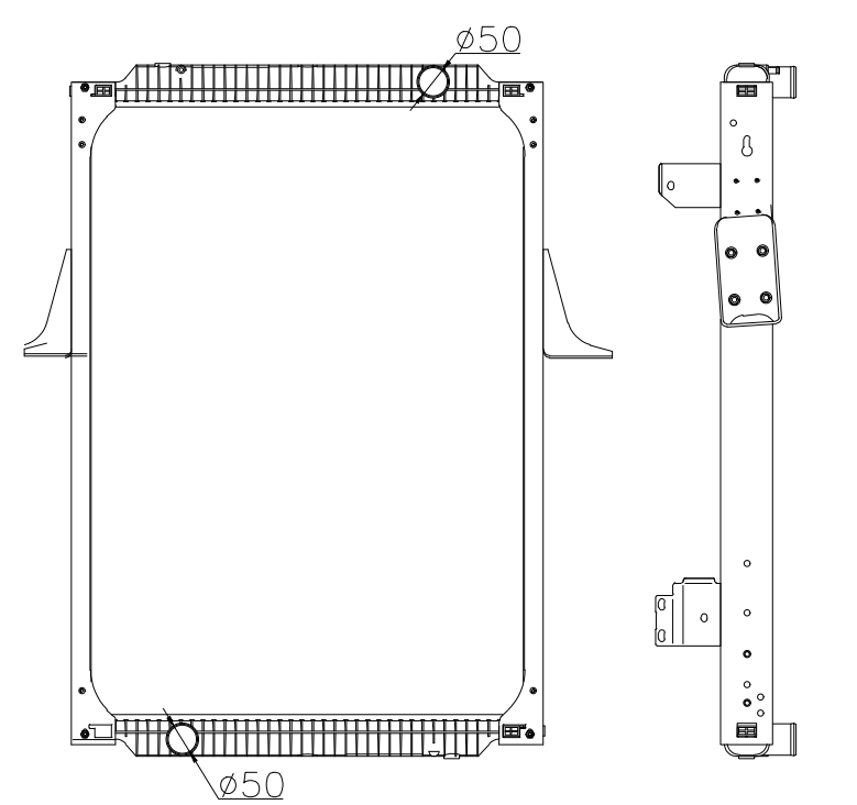 RVI Truck Radiator YF-RVI-004