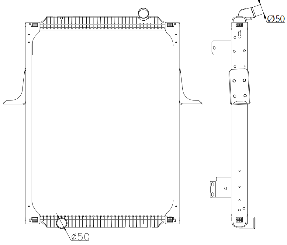 RVI Truck Radiator YF-RVI-005