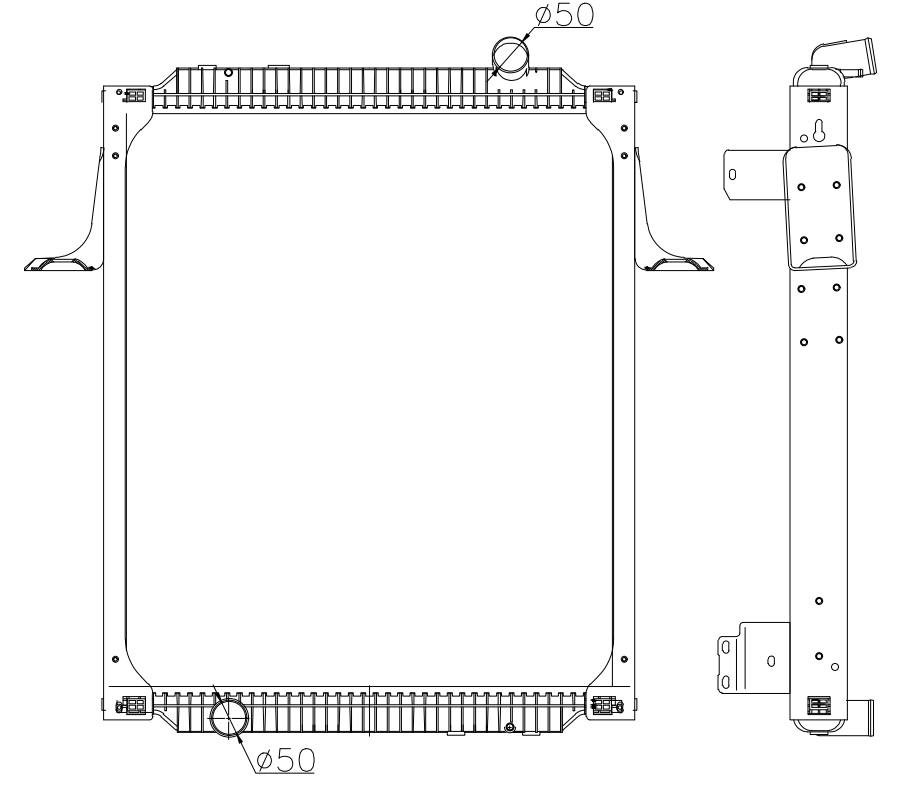 RVI Truck Radiator YF-RVI-007