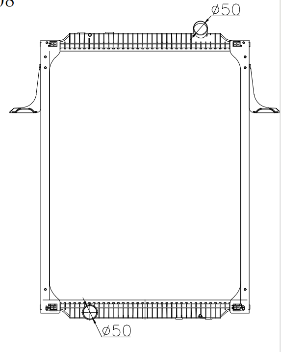 RVI Truck Radiator YF-RVI-008