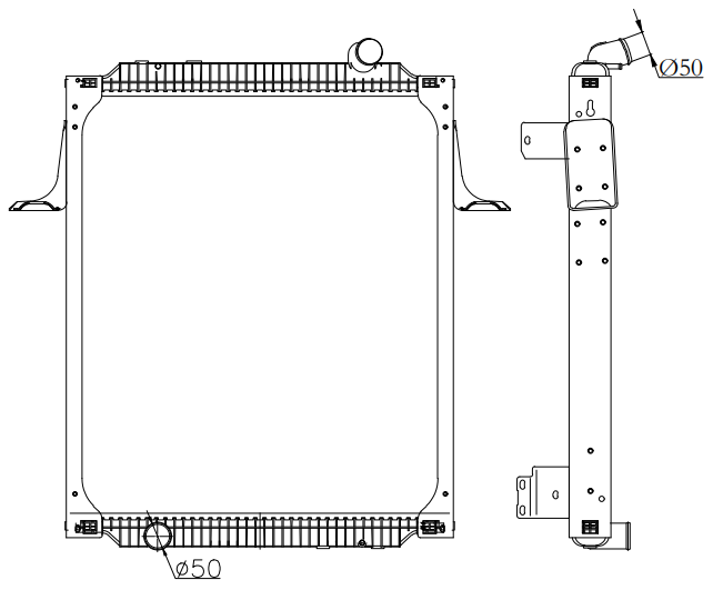 RVI Truck Radiator YF-RVI-012