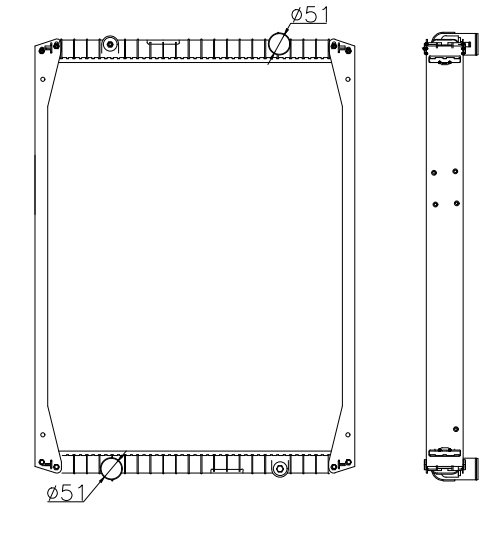RVI Truck Radiator YF-RVI-018