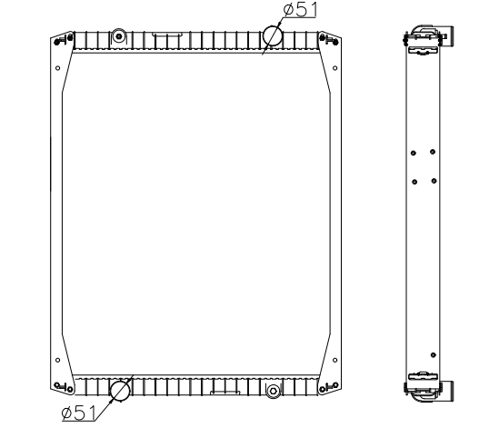 RVI Truck Radiator YF-RVI-021