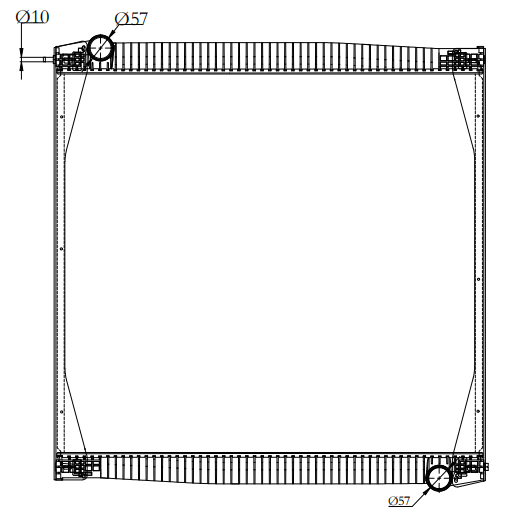 Scania Trucks Truck Radiator YF-SC001