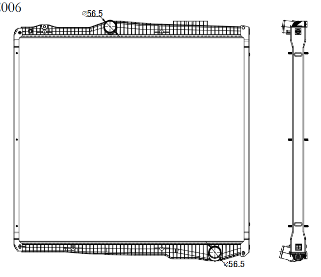 Scania Trucks Truck Radiator YF-SC006