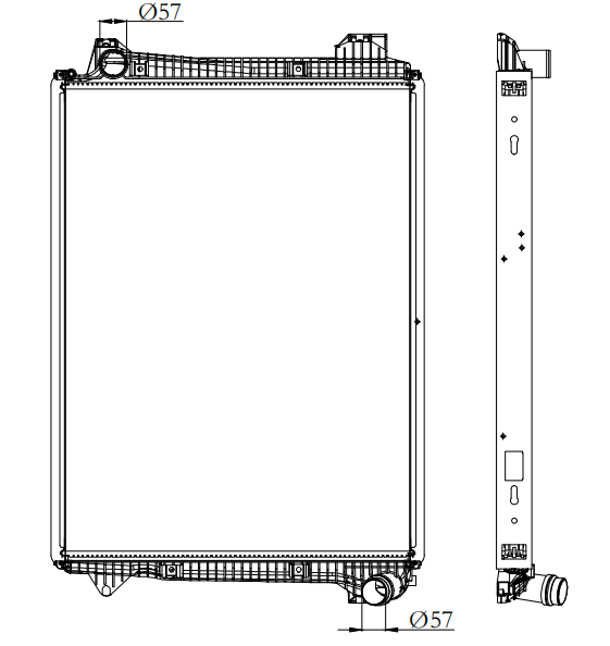 Scania Trucks Truck Radiator YF-SC011