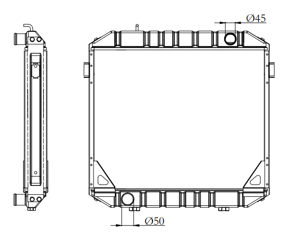 Scania Trucks Truck Radiator YF-SC012