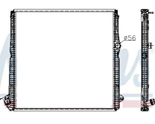 Scania Trucks Truck Radiator YF-SC013