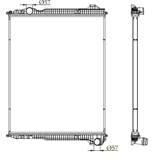 Scania Trucks Truck Radiator YF-SC014