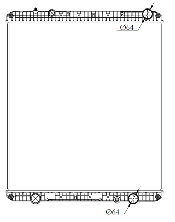 Freightliner Trucks Truck Radiator YF-FR018