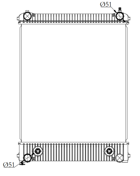 Freightliner Trucks Truck Radiator YF-FR026