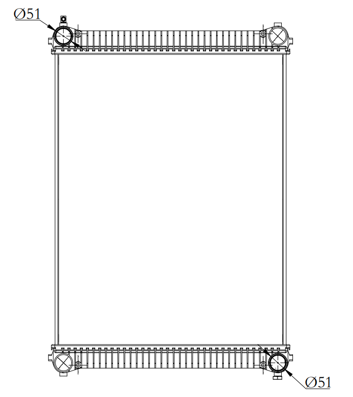 Freightliner Trucks Truck Radiator YF-FR025