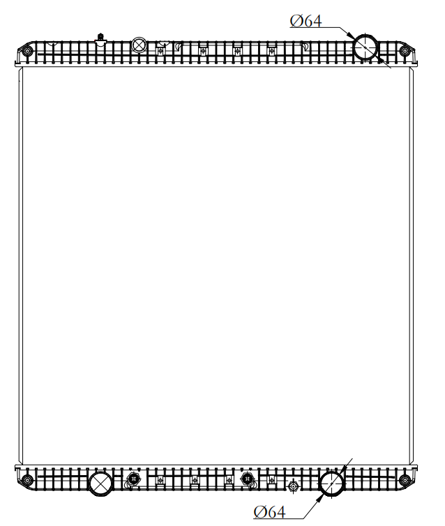 Freightliner Trucks Truck Radiator YF-FR020