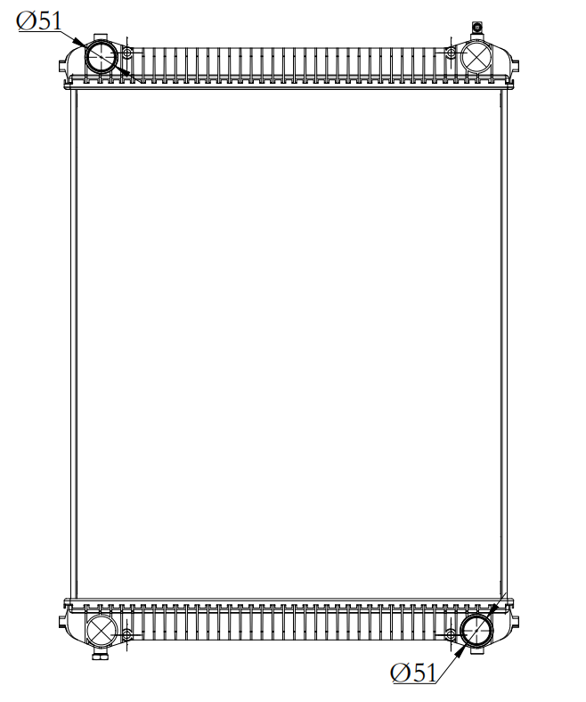 Freightliner Trucks Truck Radiator YF-FR029