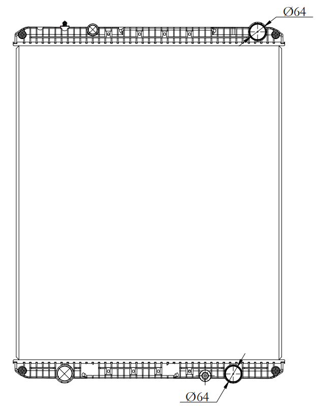 Freightliner Trucks Truck Radiator YF-FR017