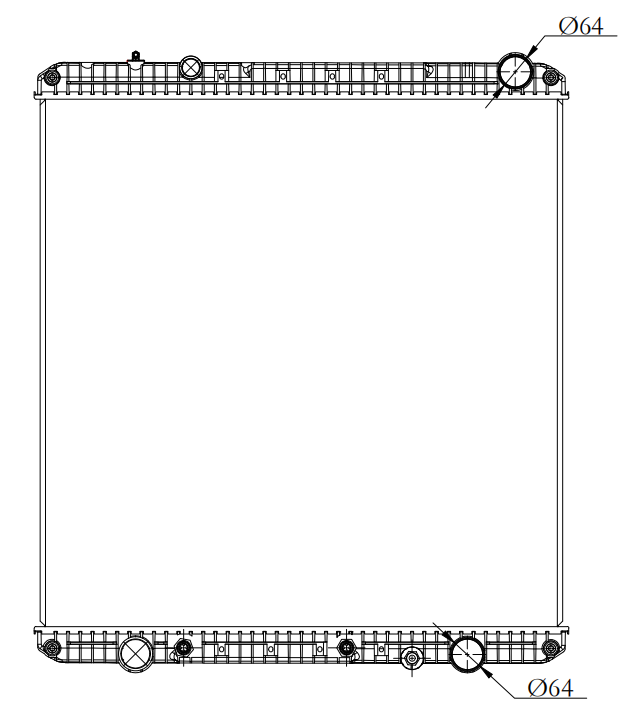 Freightliner Trucks Truck Radiator YF-FR008